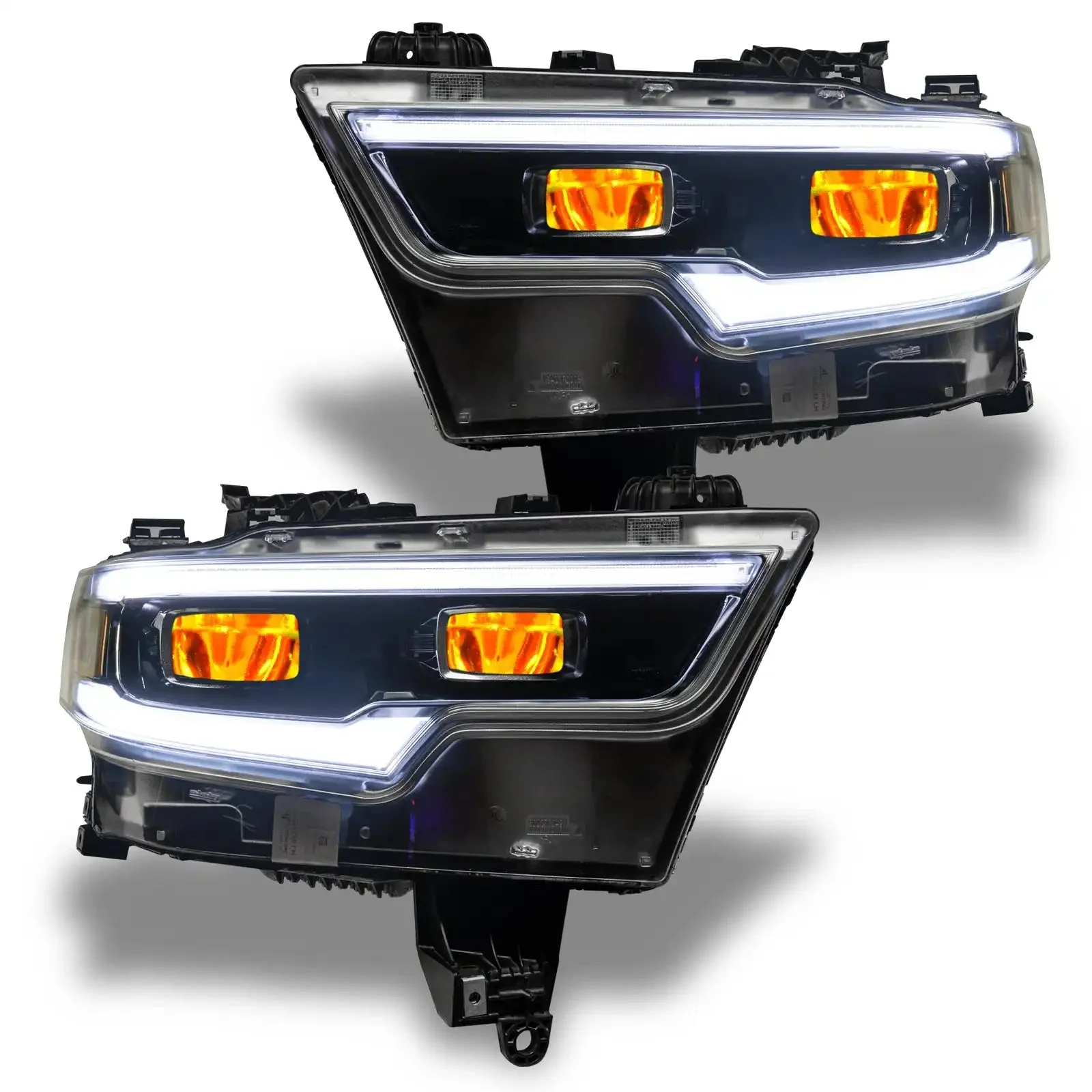 ORACLE Lighting 2019-2024 Ram 1500 ColorSHIFT Headlight Demon Eye Kit - LED Projector Headlights - Image 9