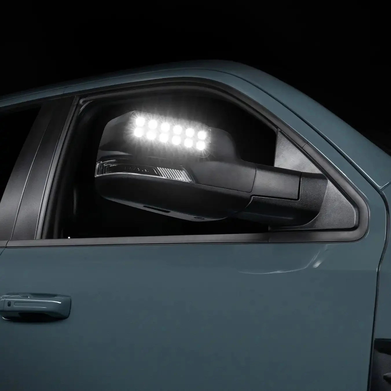 2019-2026 RAM 1500 DT LED Off-Road Side Mirror Ditch Lights - Image 12