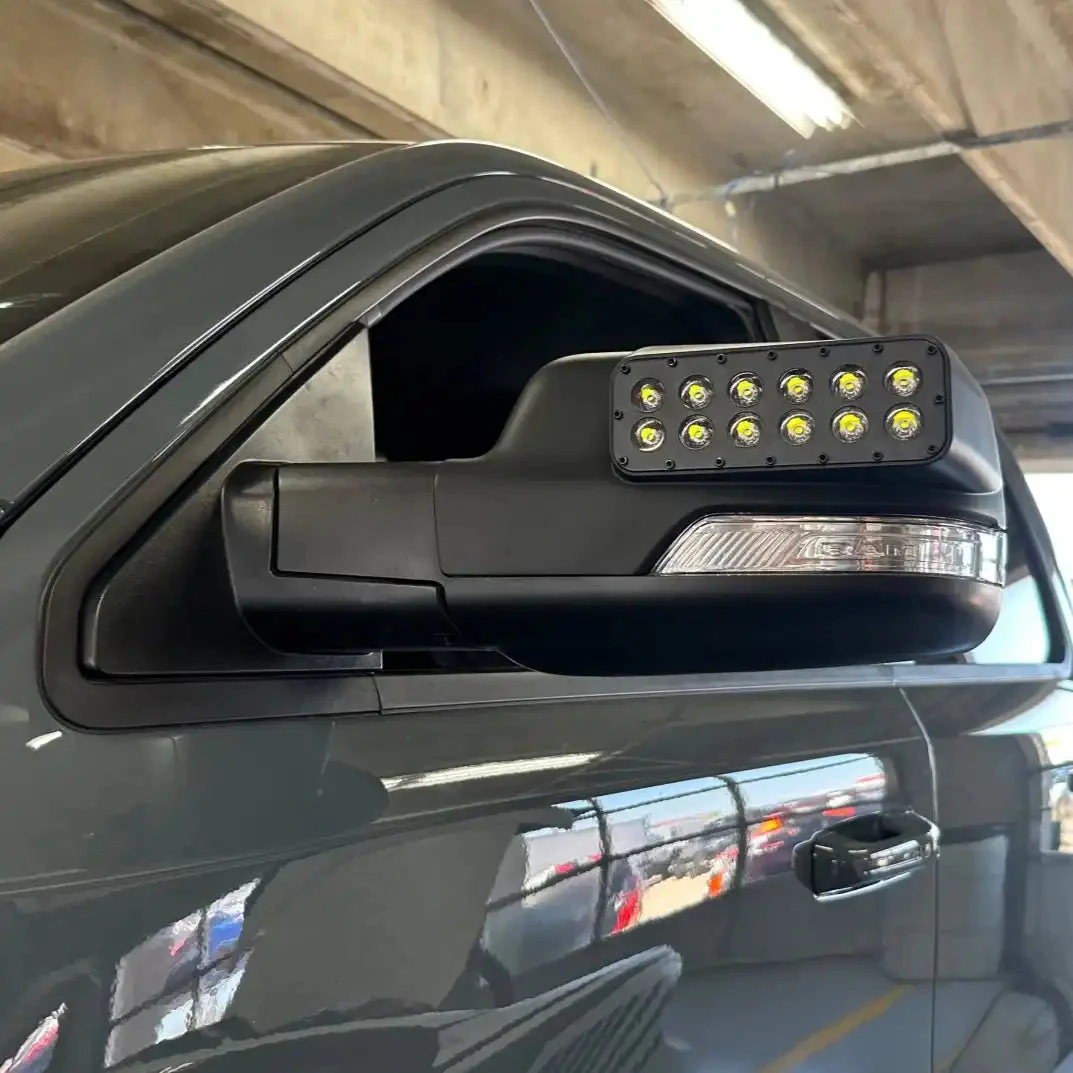 2019-2026 RAM 1500 DT LED Off-Road Side Mirror Ditch Lights - Image 29