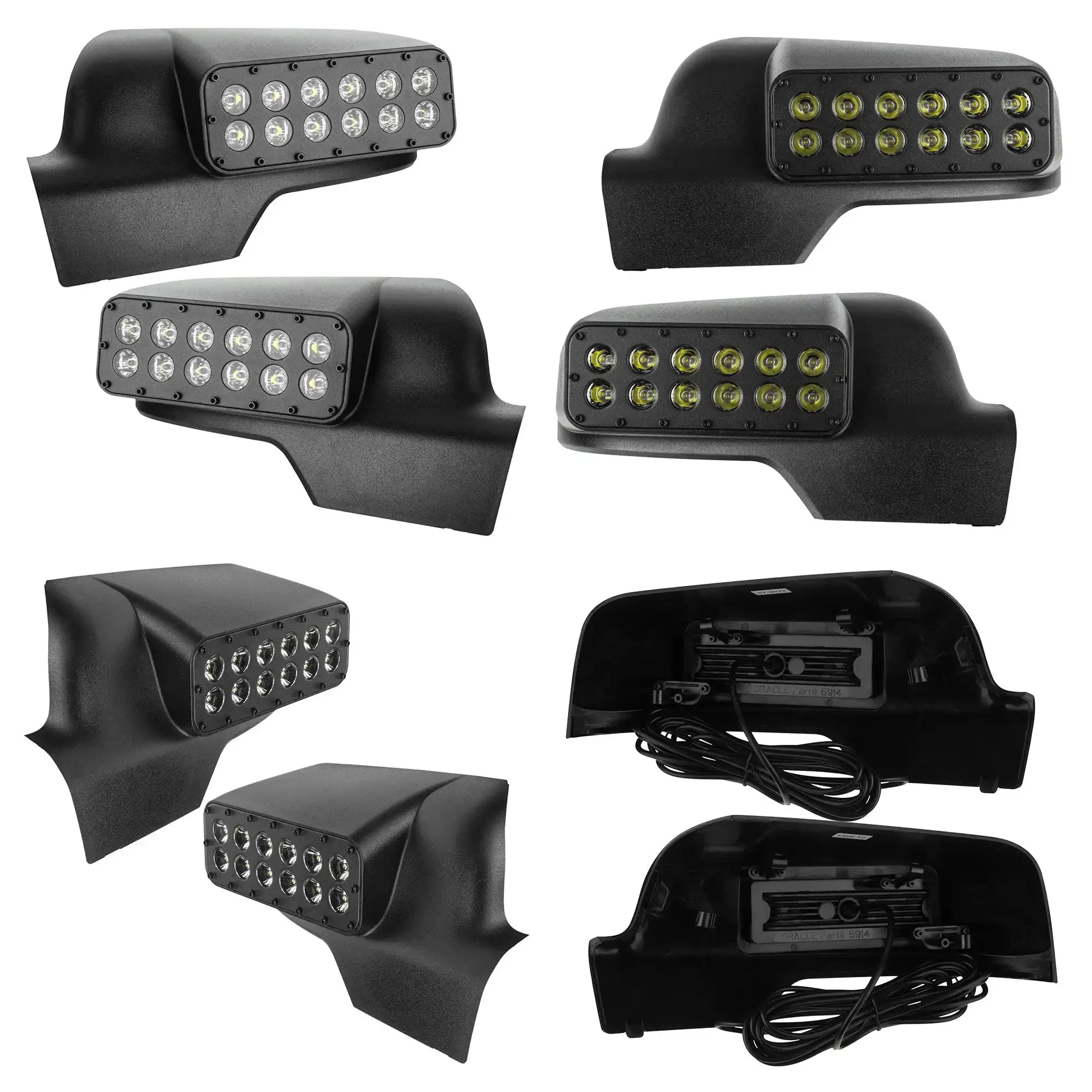 2019-2026 RAM 1500 DT LED Off-Road Side Mirror Ditch Lights - Image 30