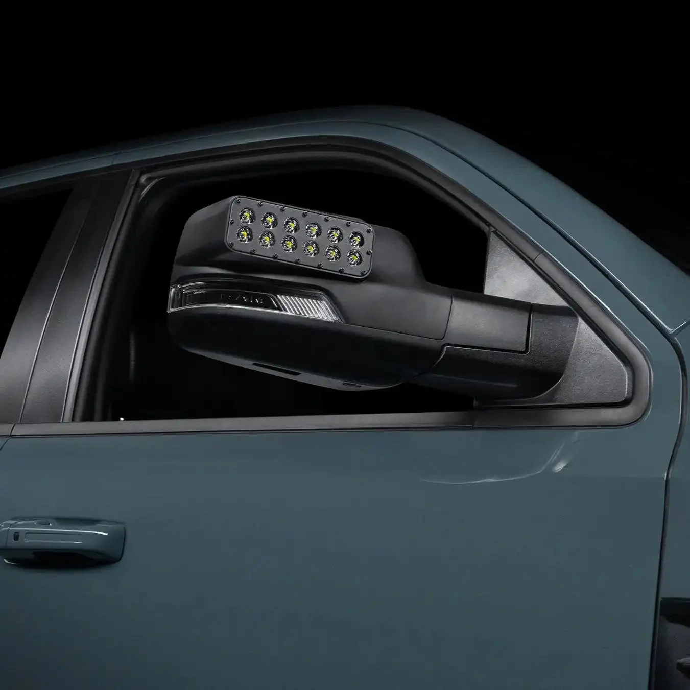 2019-2026 RAM 1500 DT LED Off-Road Side Mirror Ditch Lights - Image 7