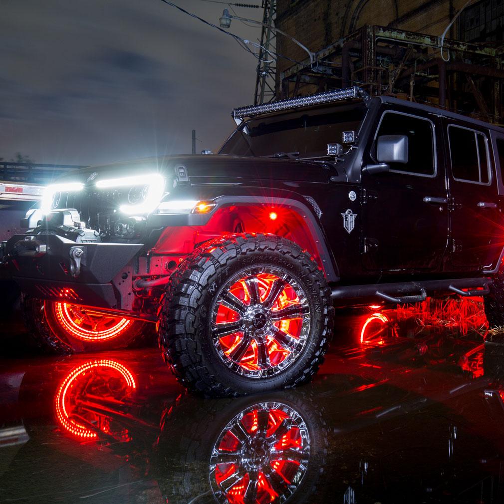 ORACLE Lighting LED Illuminated Wheel Rings - ColorSHIFT - Image 15