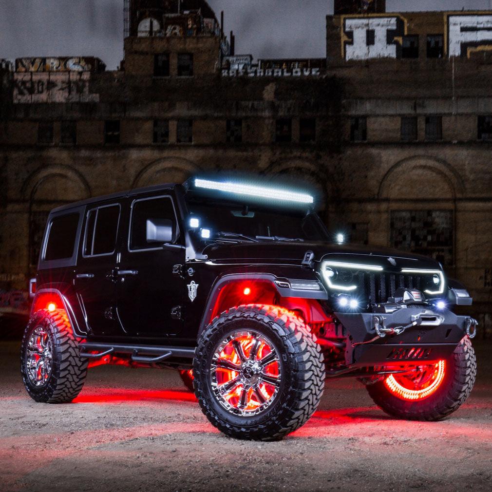 ORACLE Lighting LED Illuminated Wheel Rings - ColorSHIFT - Image 16