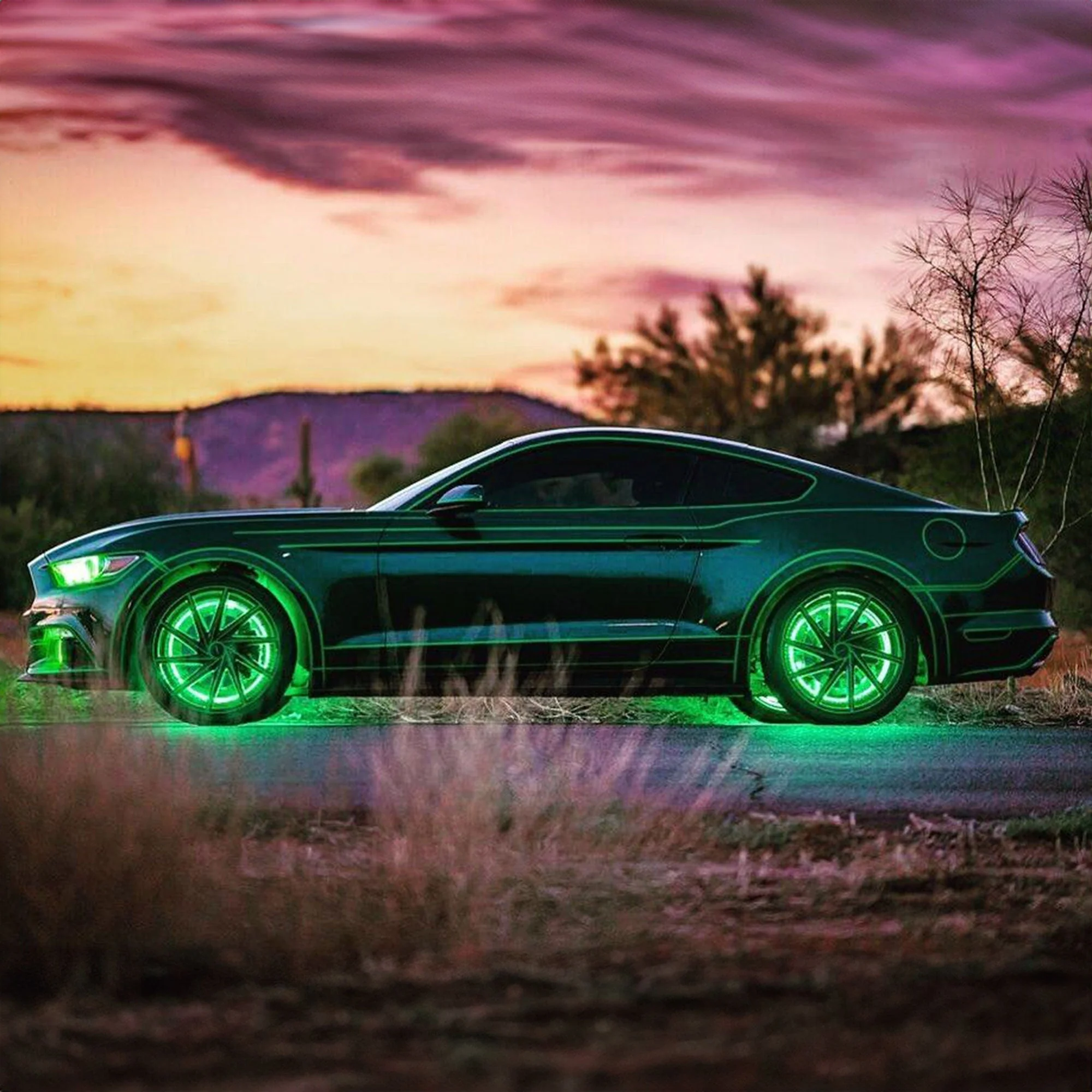 ORACLE Lighting LED Illuminated Wheel Rings - ColorSHIFT - Image 30