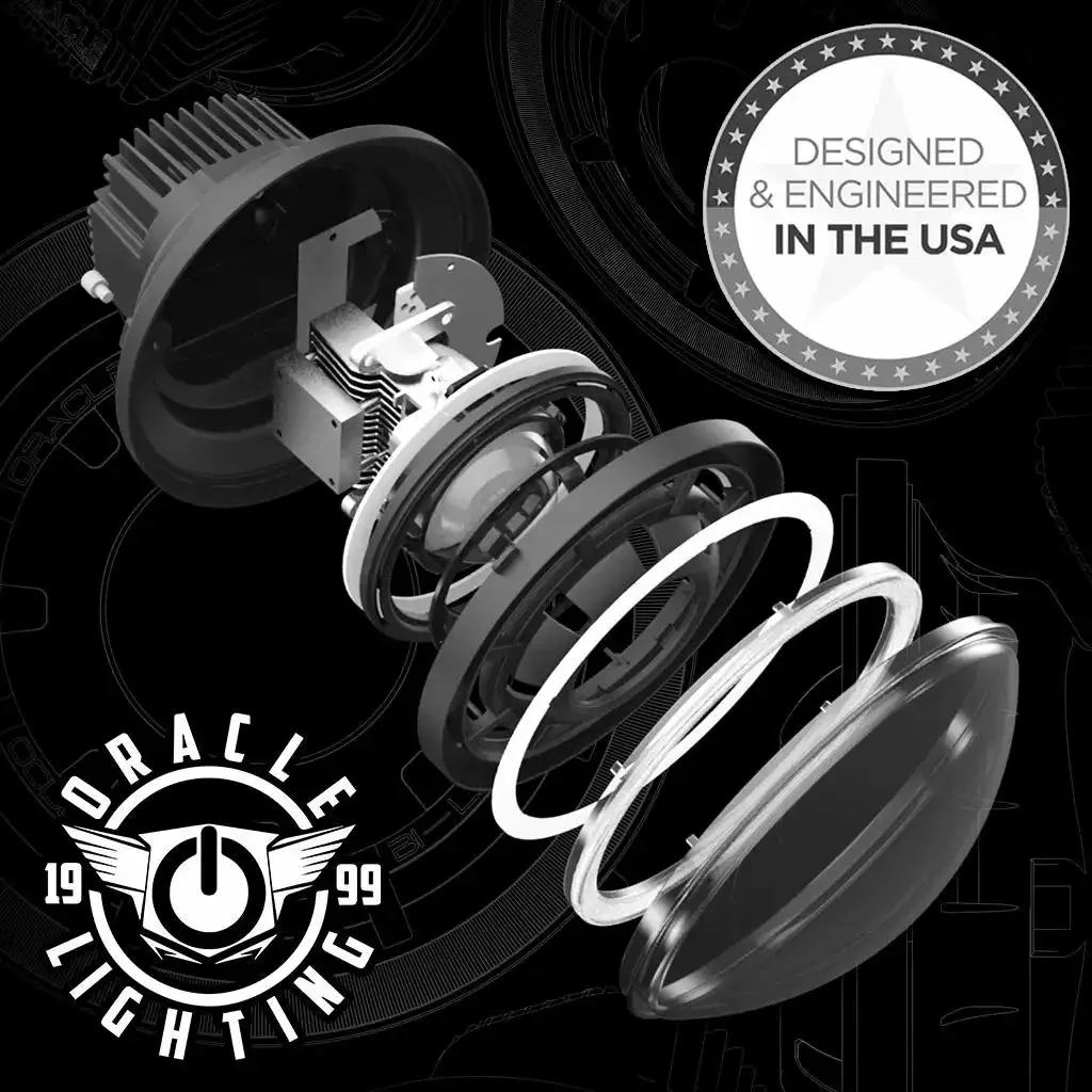 ORACLE Lighting Oculus™ 7" ColorSHIFT Bi-LED Projector Headlights for Jeep Wrangler JK - Image 29