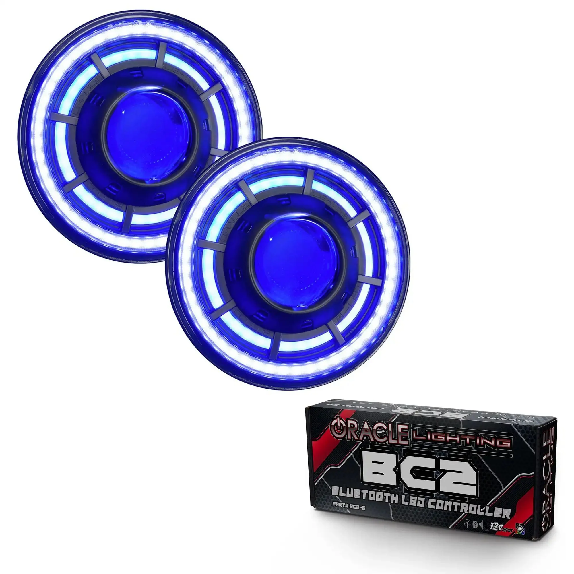 ORACLE Lighting Oculus™ 7" ColorSHIFT Bi-LED Projector Headlights for Jeep Wrangler JK - Image 42