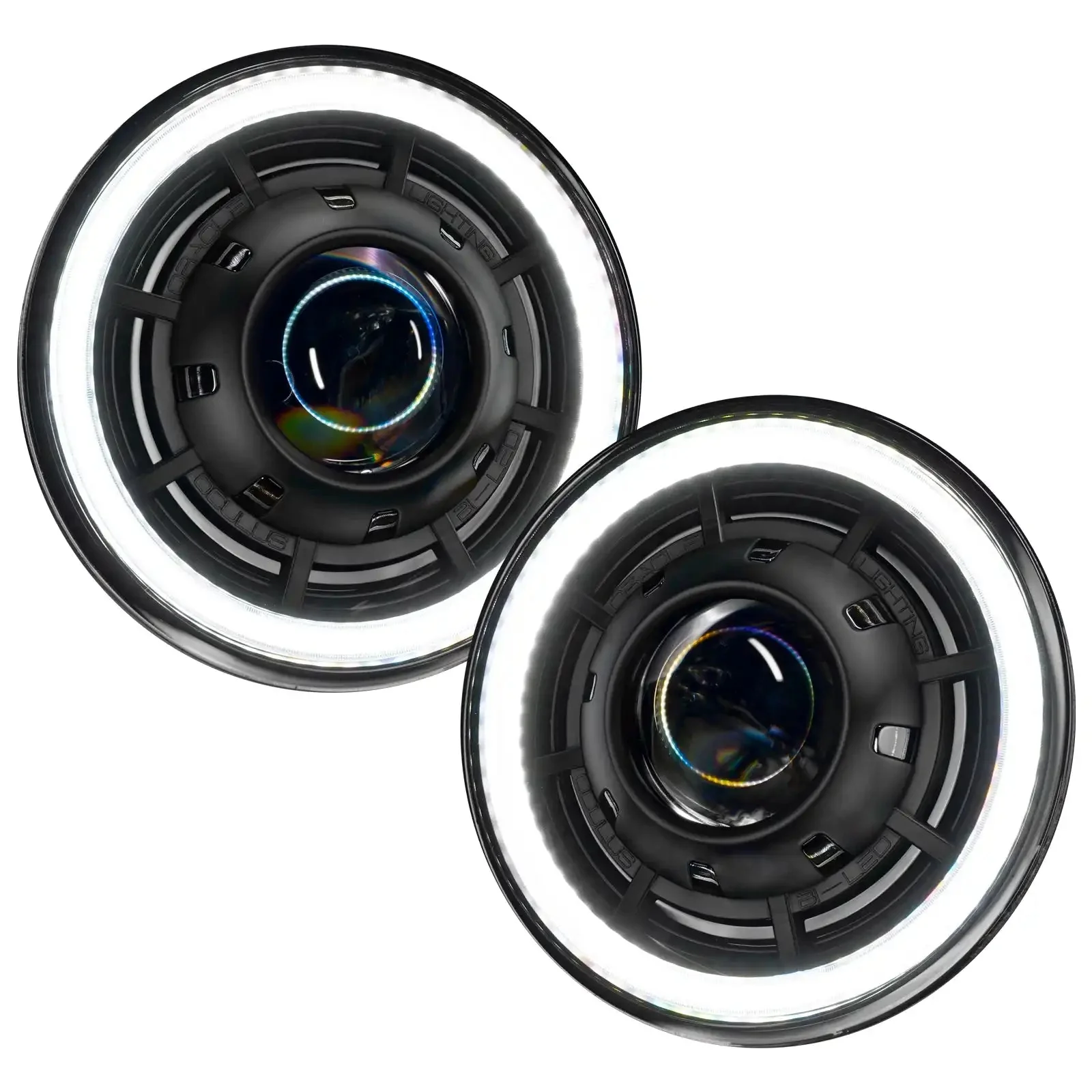 ORACLE Lighting Oculus™ 7" Switchback Bi-LED Projector Headlights for Jeep Wrangler JK - Image 10