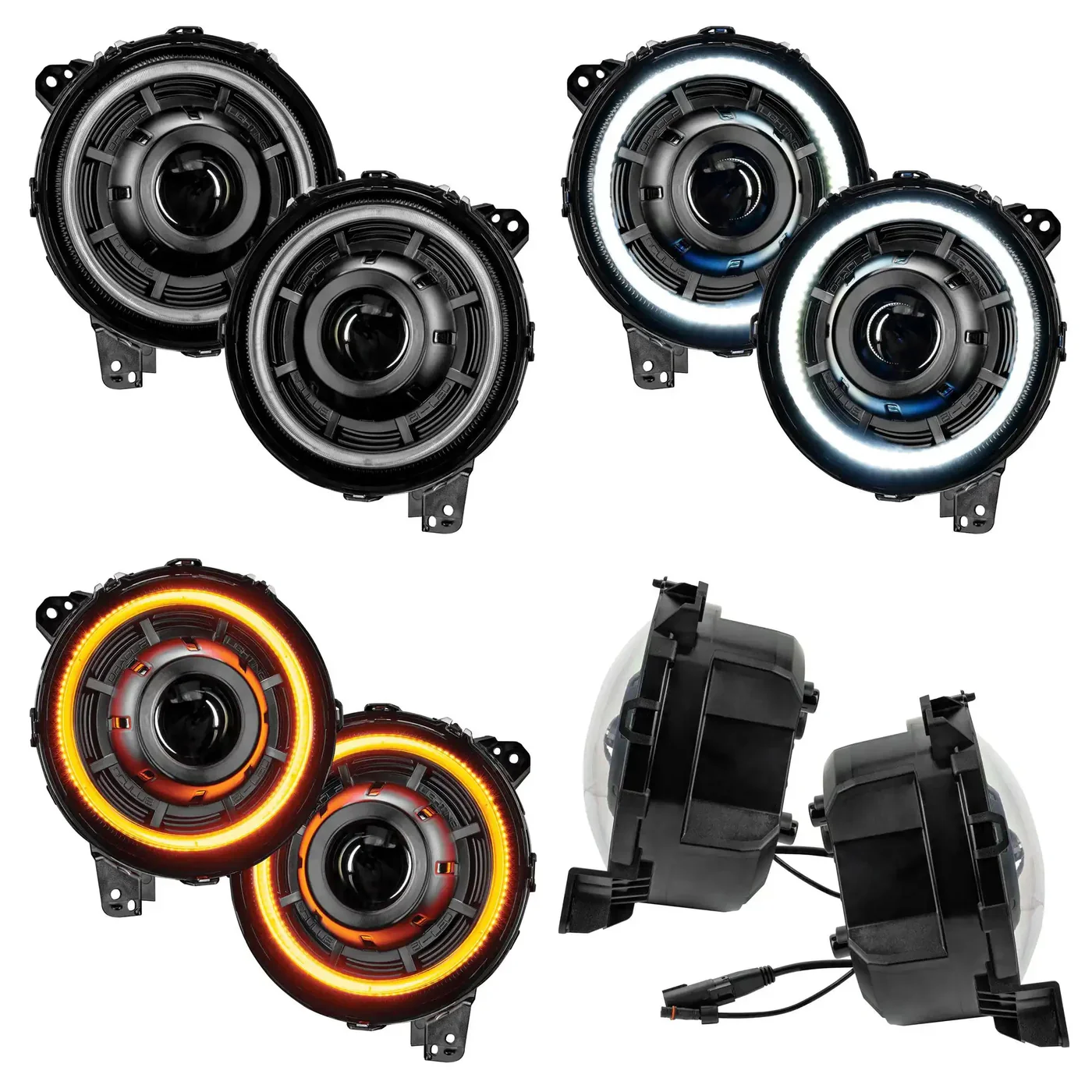 ORACLE Lighting Oculus Bi-LED Projector Headlights for Jeep JL/JT- Switchback | ORACLE Outlet | GRADE A - Image 3