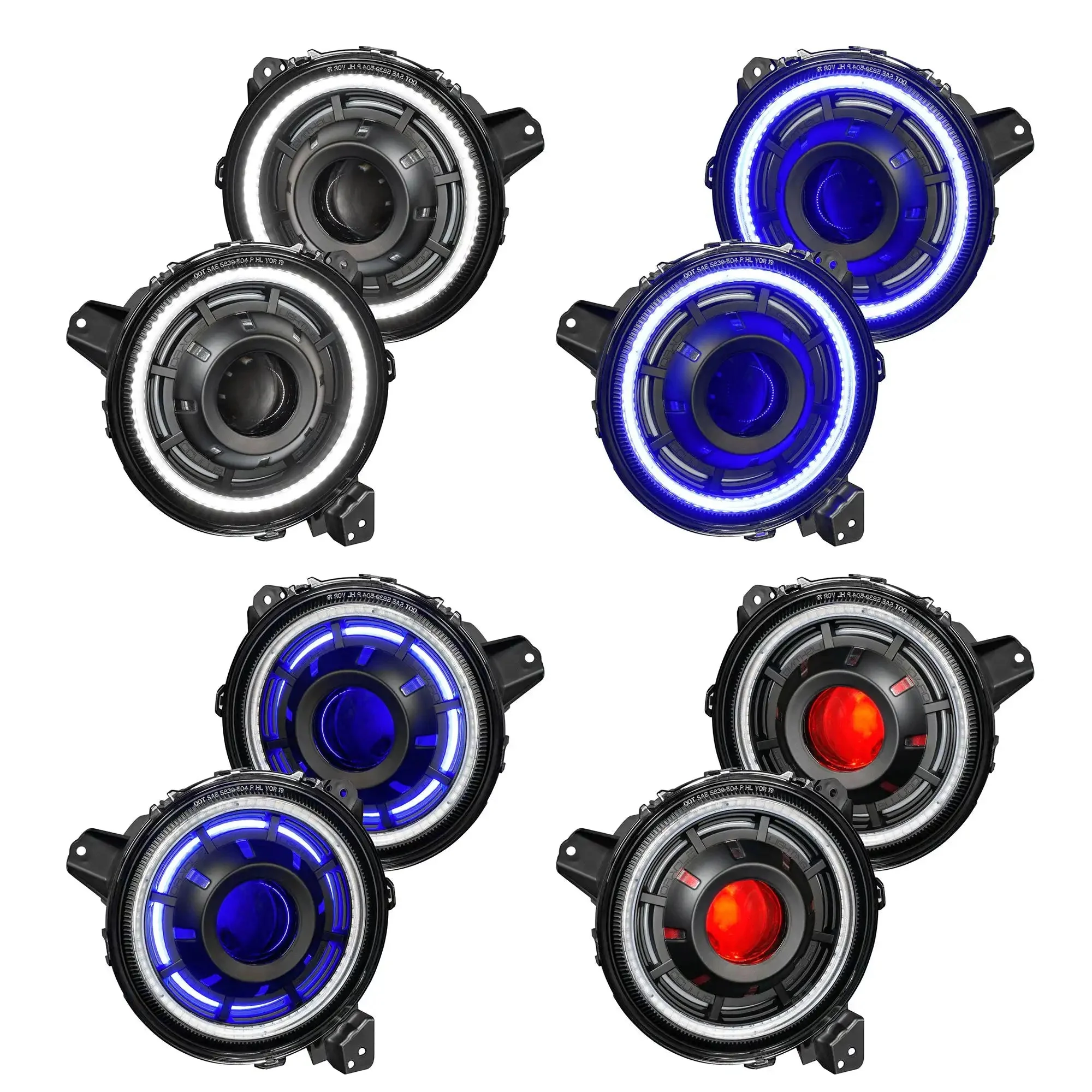 ORACLE Lighting Oculus™ ColorSHIFT Bi-LED Projector Headlights for Jeep JL / Gladiator JT - Image 3