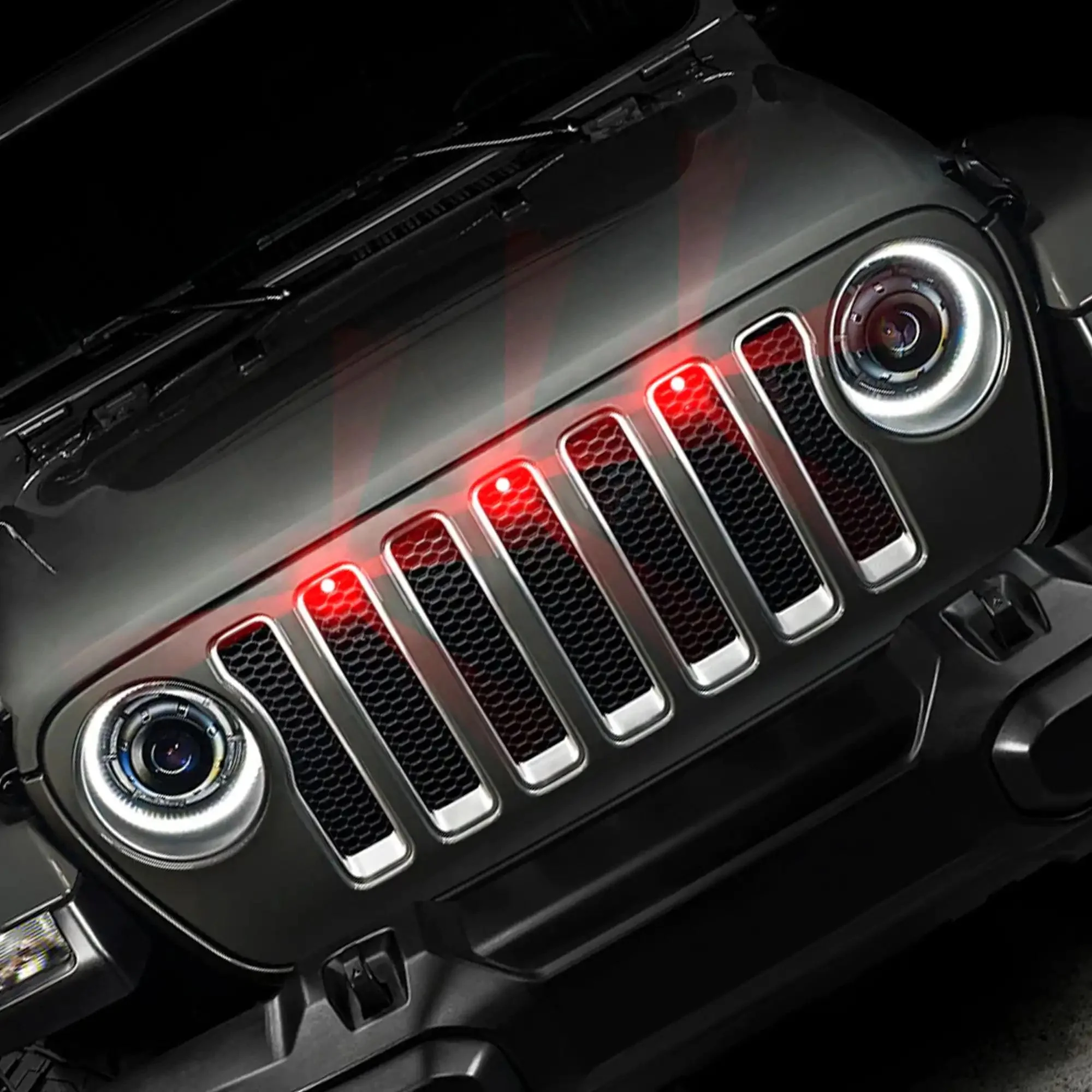 ORACLE Pre-Runner LED Grill Light Kit for Jeep Wrangler JL (2018-2023) - Image 20