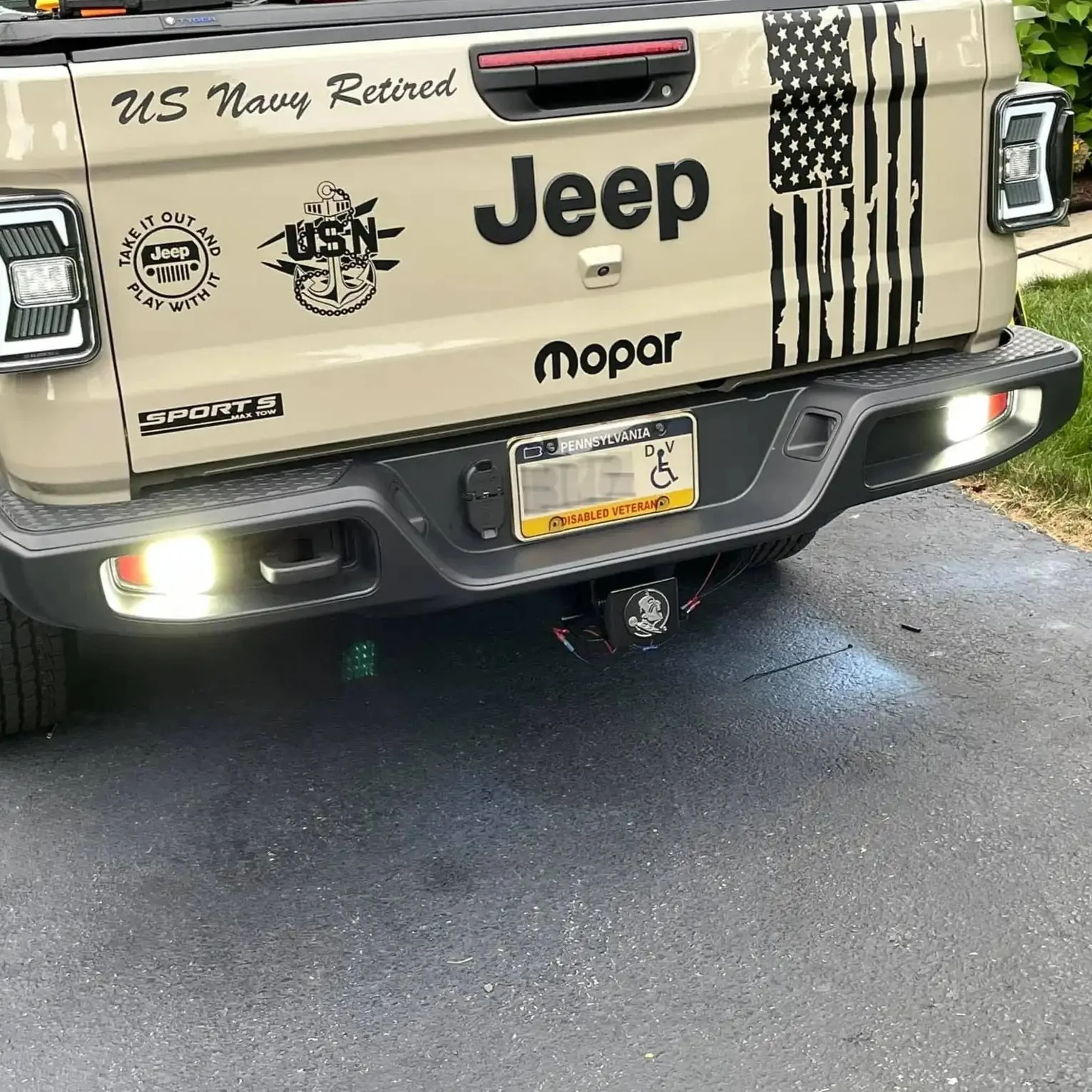 2020-2025 Jeep Gladiator JT Rear Bumper LED Reverse Lights | 1,500 Lumens - Image 10