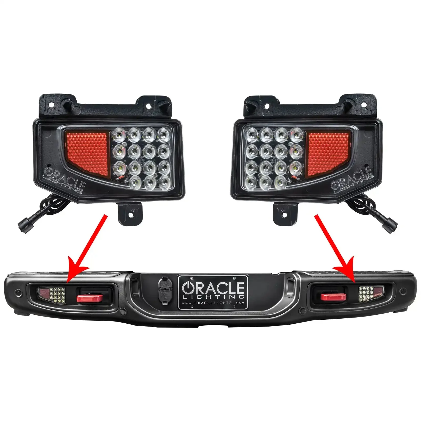 2020-2025 Jeep Gladiator JT Rear Bumper LED Reverse Lights | 1,500 Lumens - Image 20