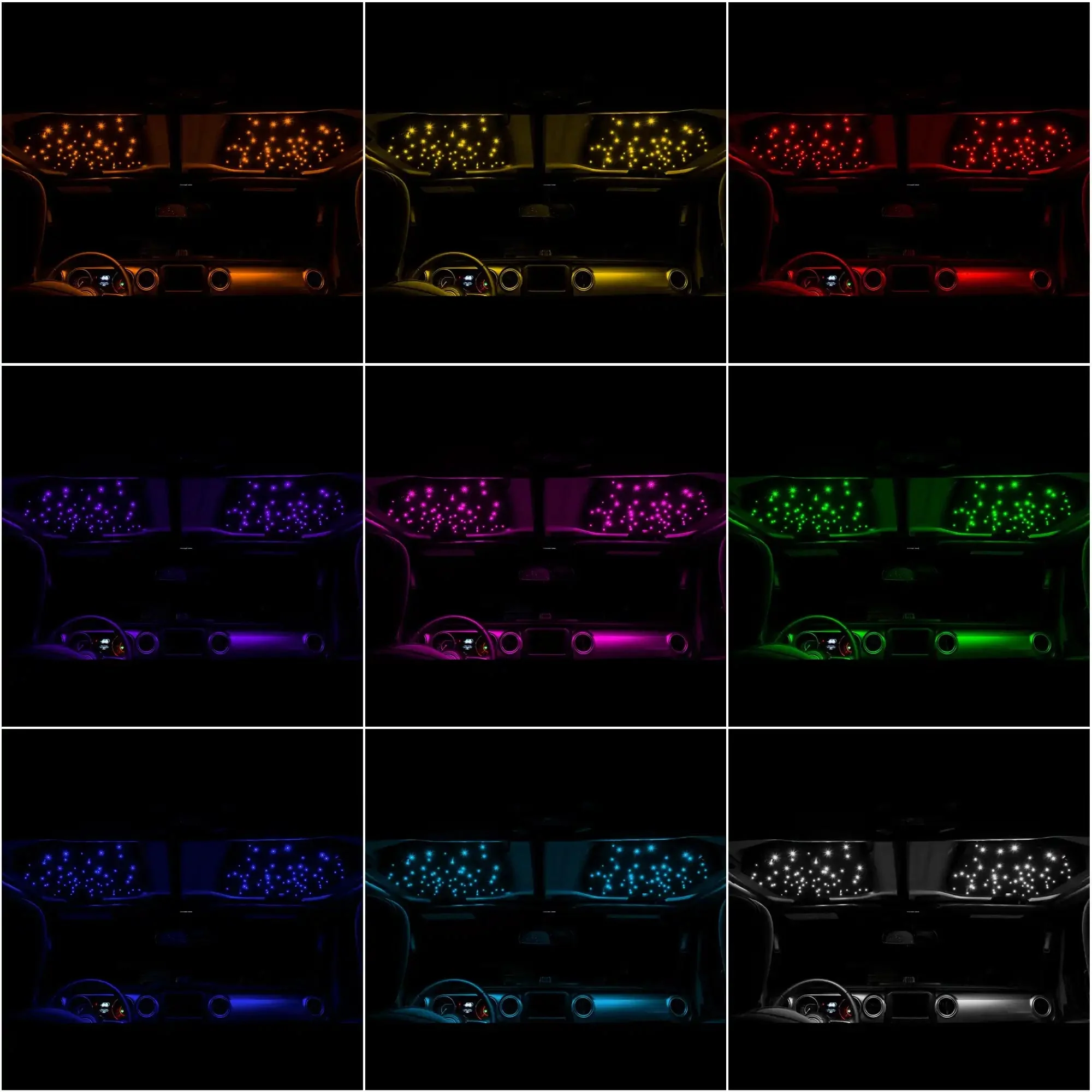 Jeep JL/JT StarLINER Fiber Optic Headliner | ORACLE ColorSHIFT - Image 4