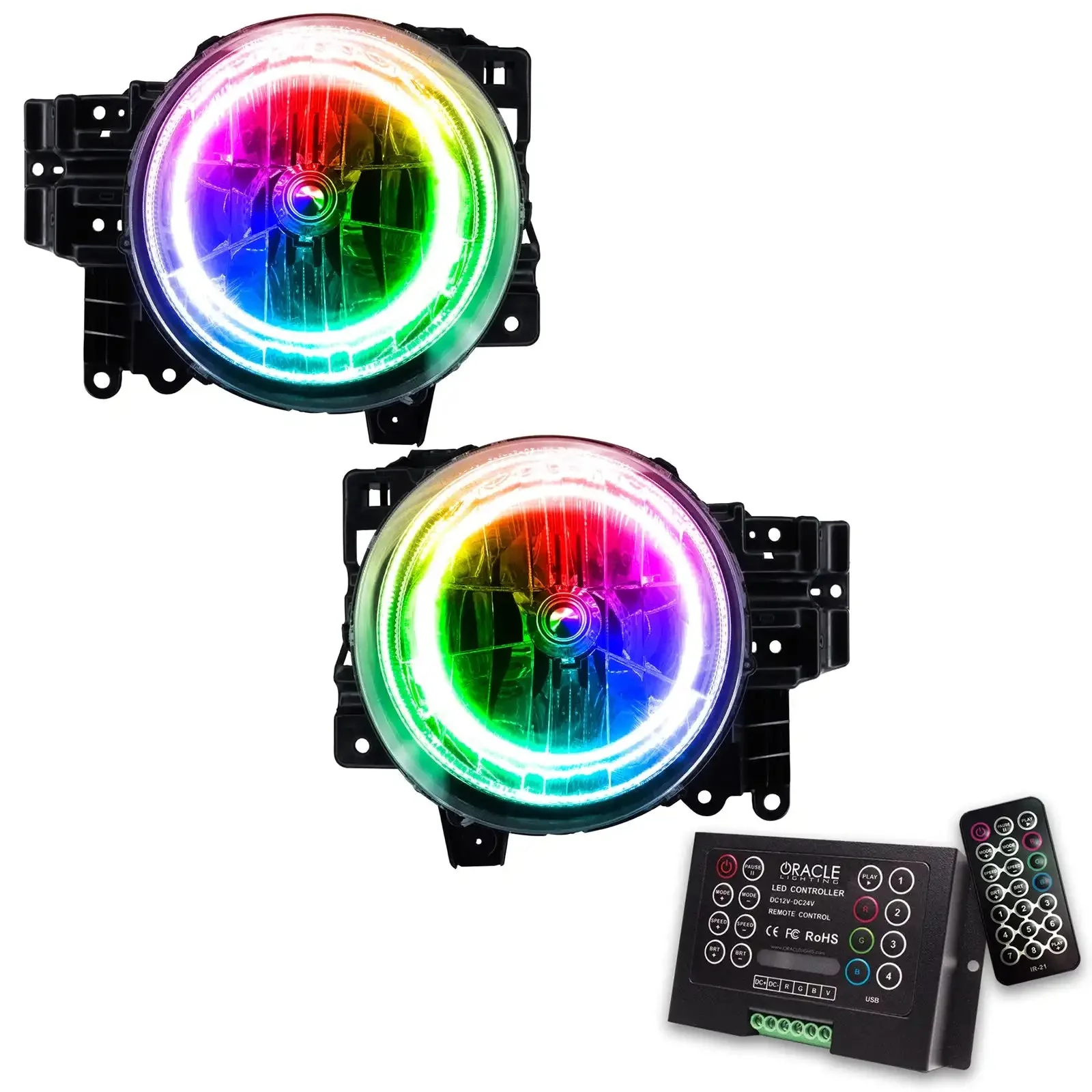ORACLE Lighting 2007-2014 Toyota FJ Cruiser Pre-Assembled Headlights - Image 9