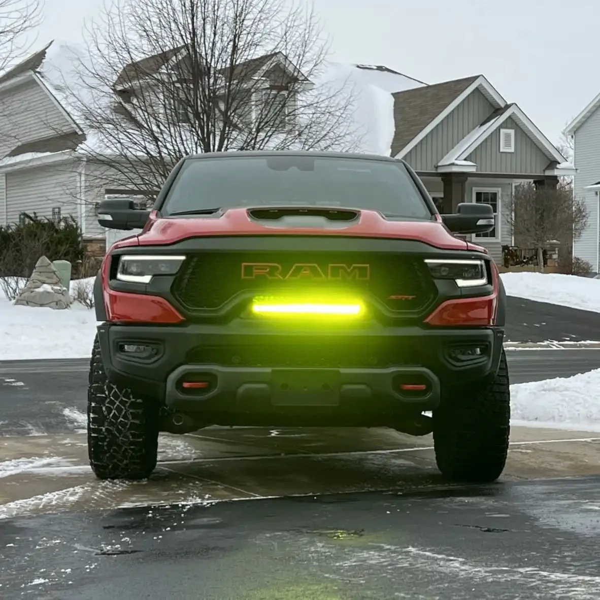 2019-2026 RAM Rebel/TRX/RHO Front Bumper Flush LED Light Bar | 100W 12,000 Lumens - Image 35