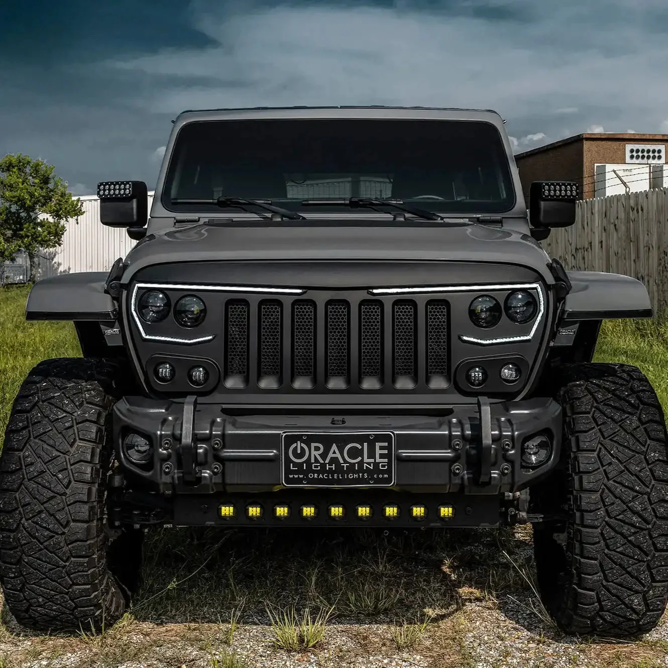 ORACLE Lighting VECTOR™ Pro Series II Full LED Grill for the Jeep Wrangler JL / Gladiator JT - Image 11