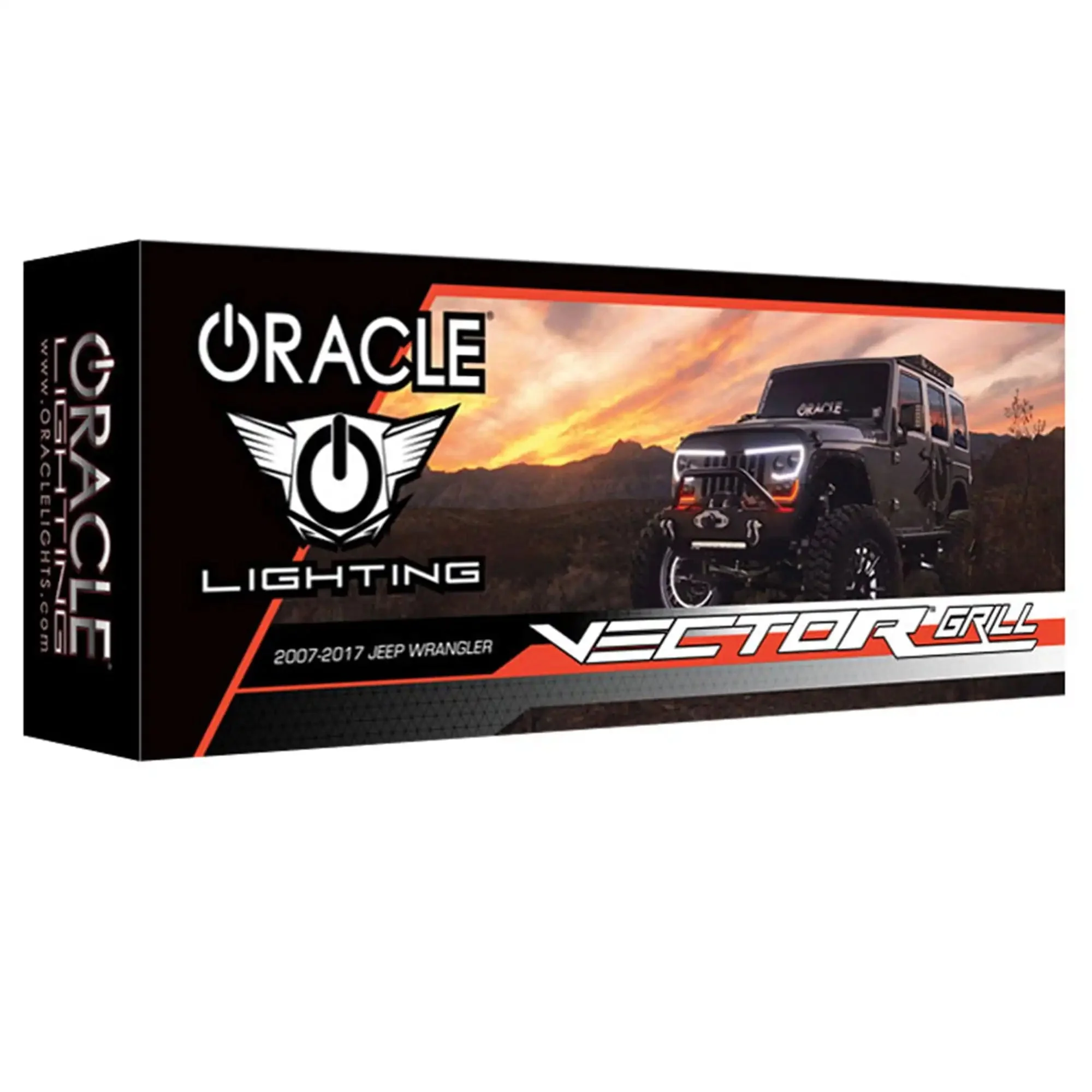2007-2017 Jeep Wrangler JK VECTOR Pro Series II Full LED Grill - Integrated Headlights & DRL - Image 25