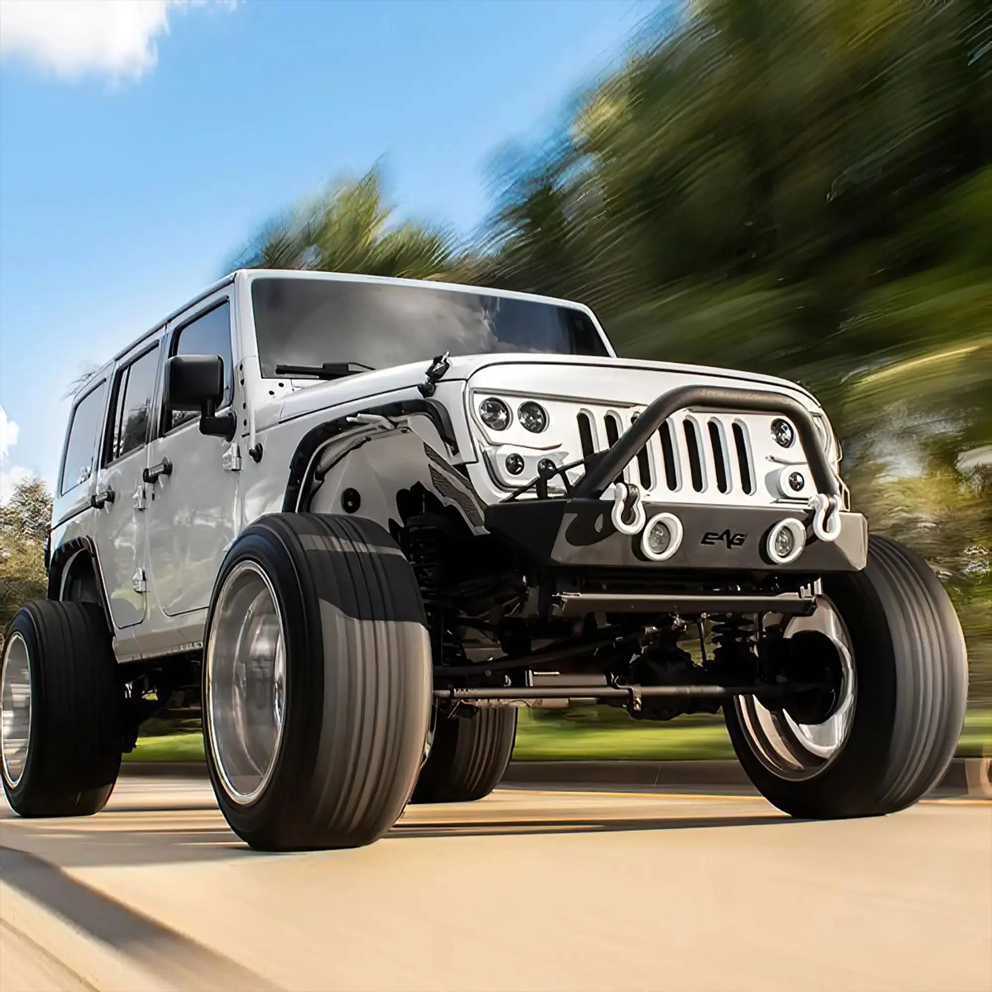 2007-2017 Jeep Wrangler JK VECTOR Pro Series II Full LED Grill - Integrated Headlights & DRL - Image 5
